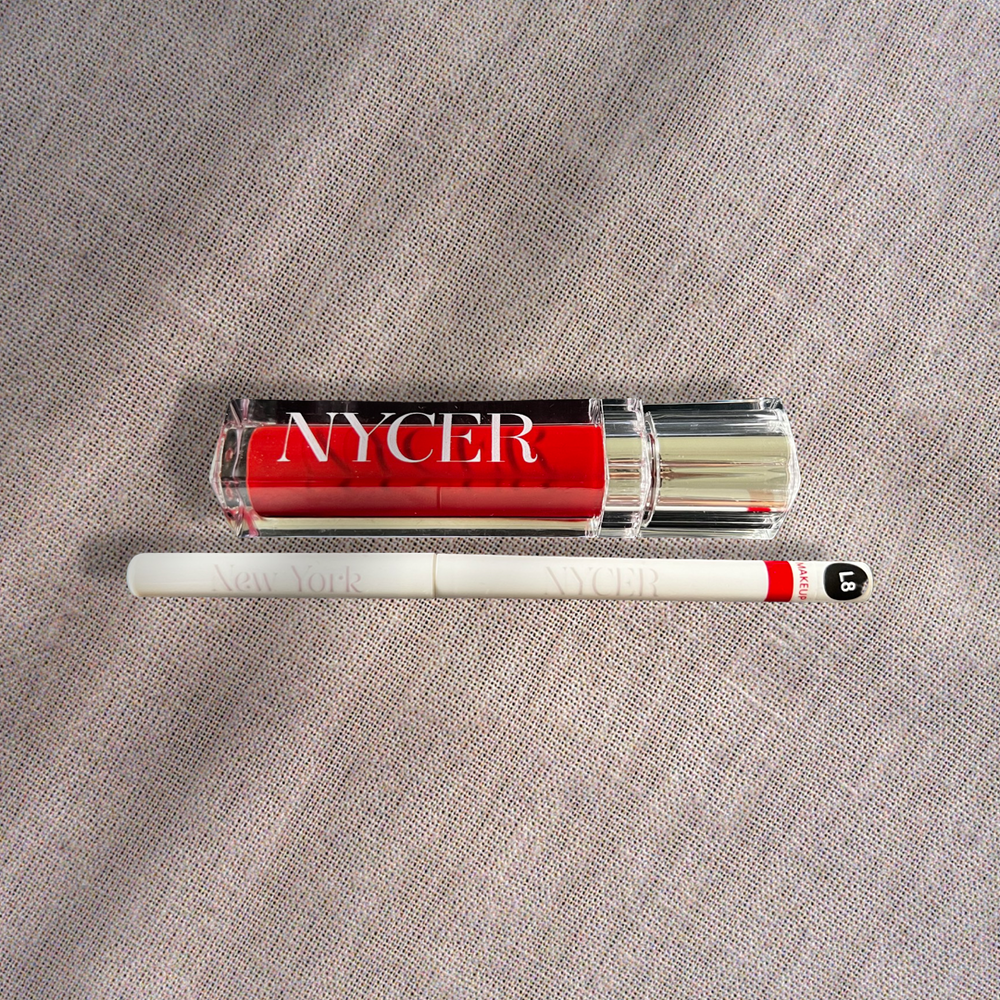 CEO + New York Lip Kit (Bright Red)