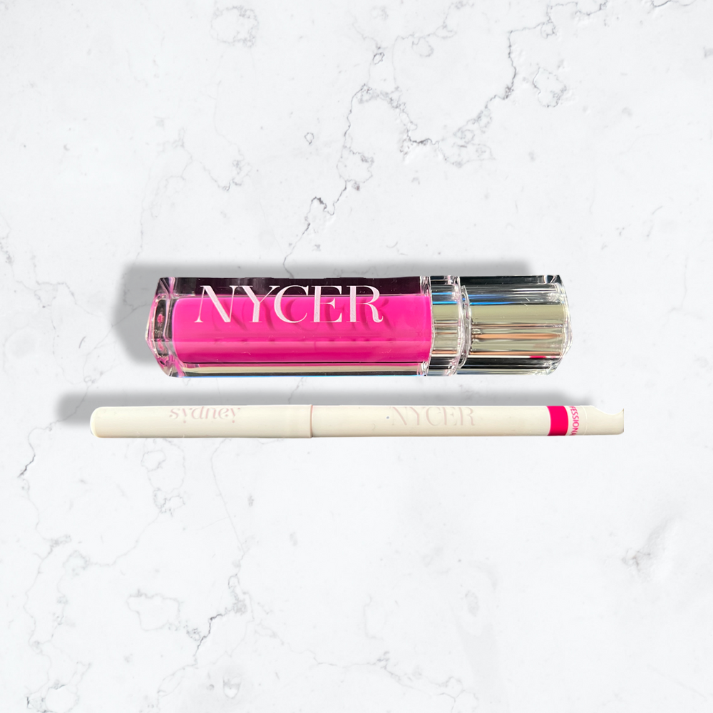 Miss Chief + Sydney Lip Kit (Hot Pink)