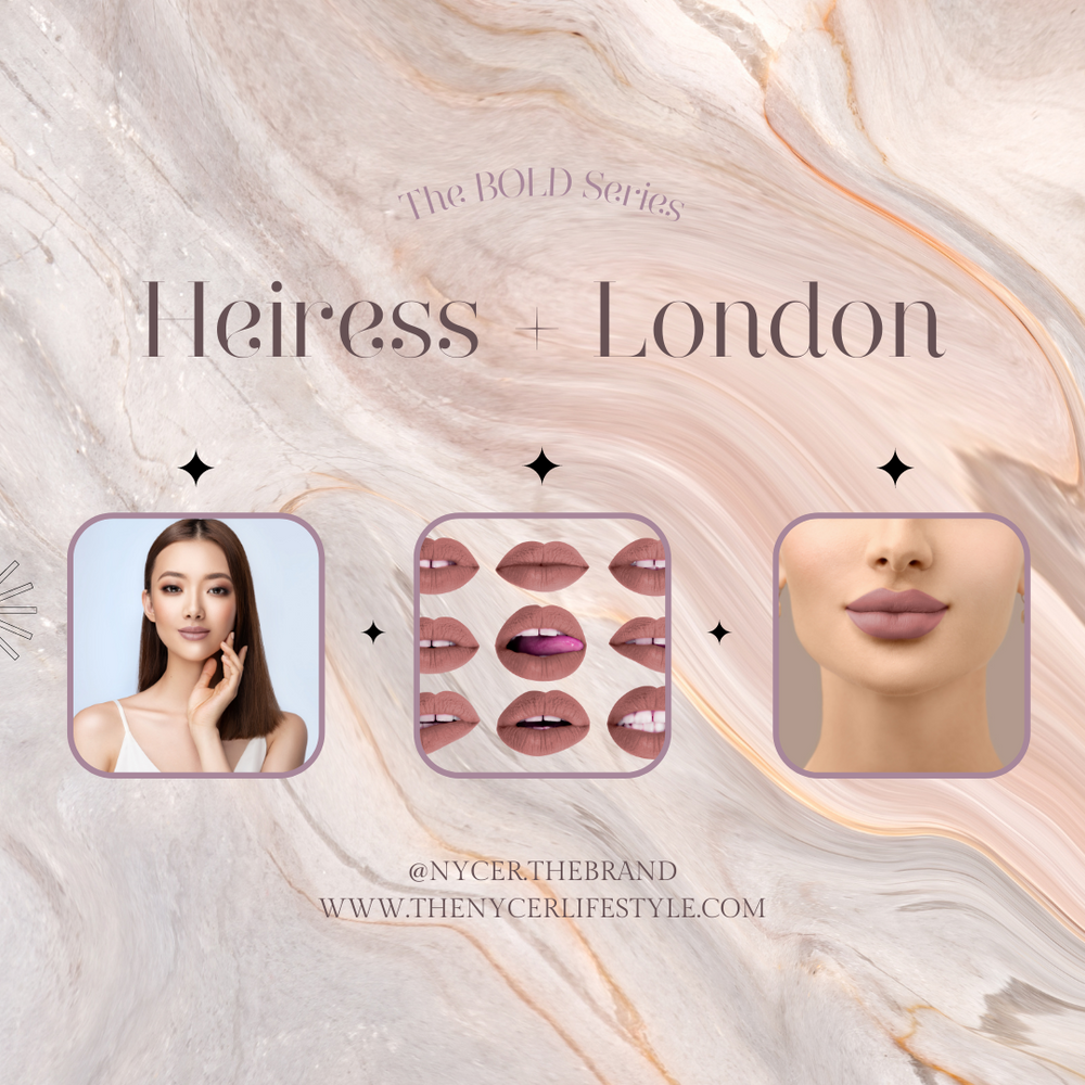 Heiress + London Lip Kit (Cool Nude)