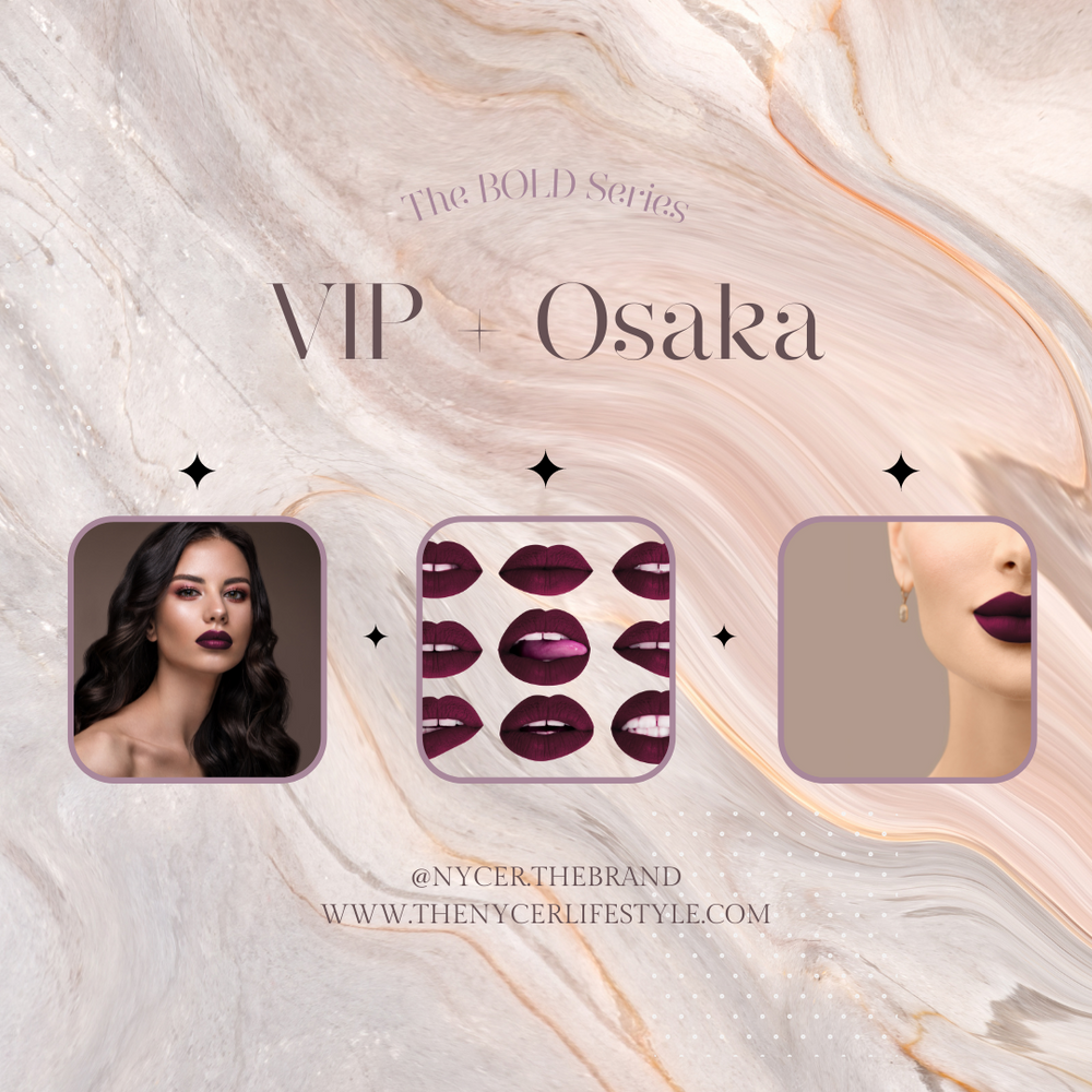 VIP + Osaka Lip Kit (Deep Plum)