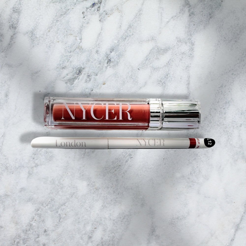 Heiress + London Lip Kit (Cool Nude)